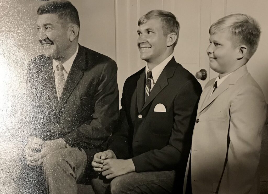 Father and sons